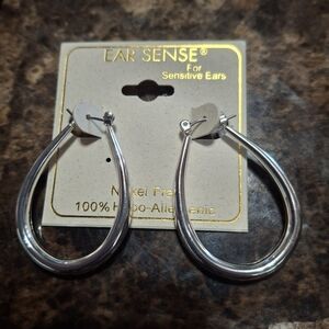 Silver Hoop Earrings